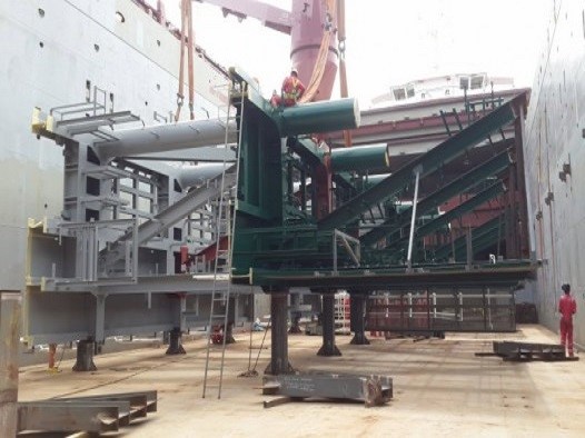 Lashing & Sea Fastening of Riser Porch Steel Structures
